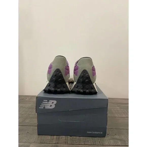 New Balance 327 Men Sz 10.5-12 Casual Retro Shoe Green White Sneaker Trainer NEW - Picture 7 of 13